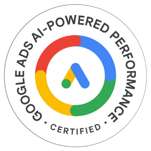 Google Ads AI-Powered Performance certification badge