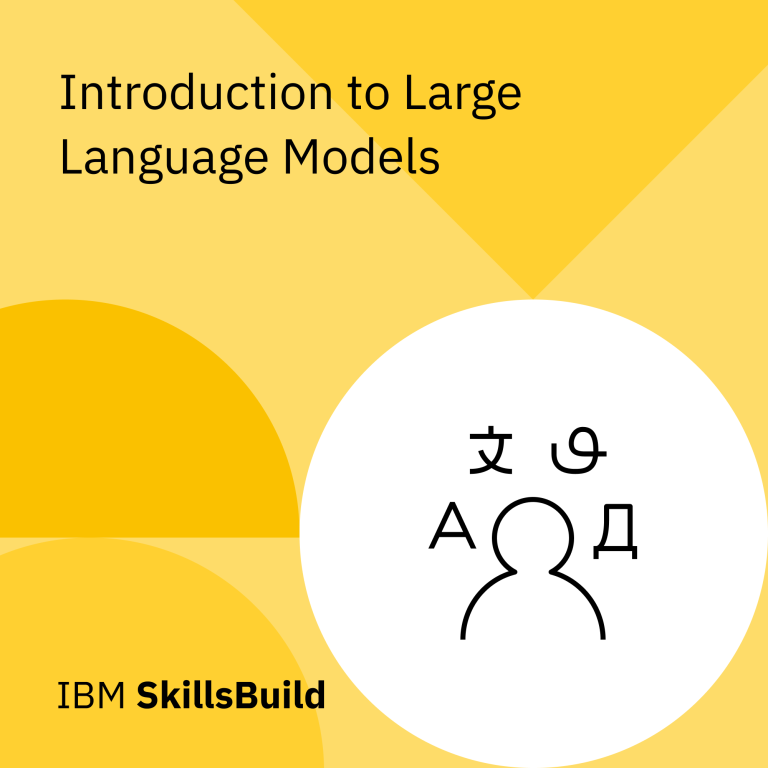 Introduction to Large Language Models certification badge